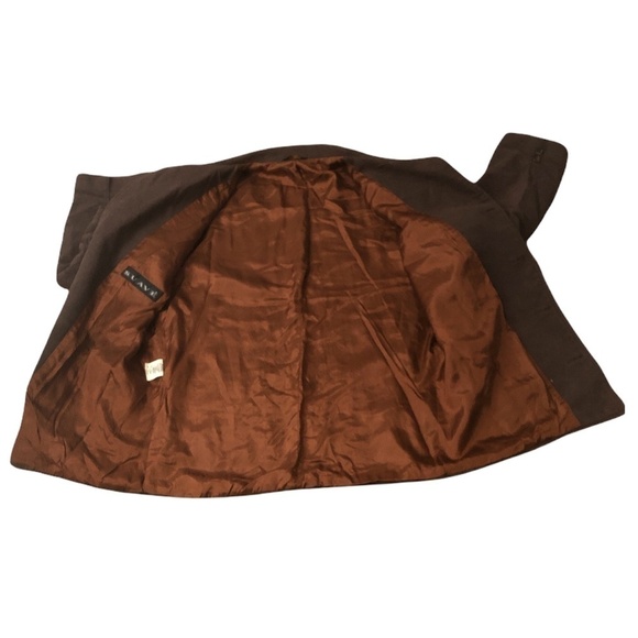 Vintage Western Jacket SUAVE Coat Men's Size 46 Brown Cowboy  Style - Picture 3 of 13